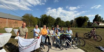 Stad Menen en provincie West-Vlaanderen openen nieuwe fietsverbinding richting de Leie  